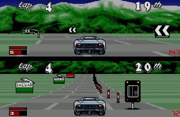 Jaguar XJ220_Disk1 screen shot game playing